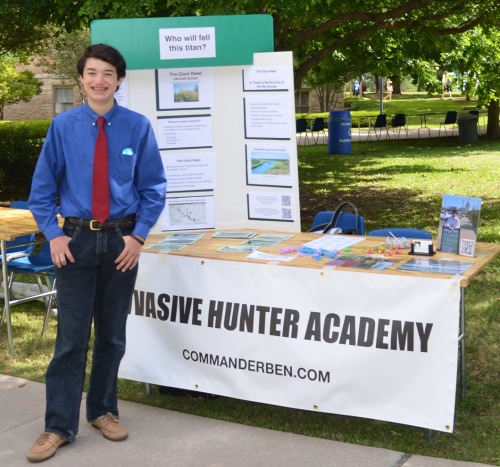 Commander Ben and the Invasive Hunter Academy at St. Edward's University