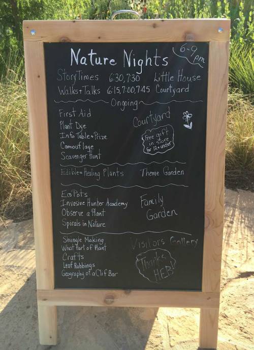 Lots of plant activities for kids during Nature Nights 2015
